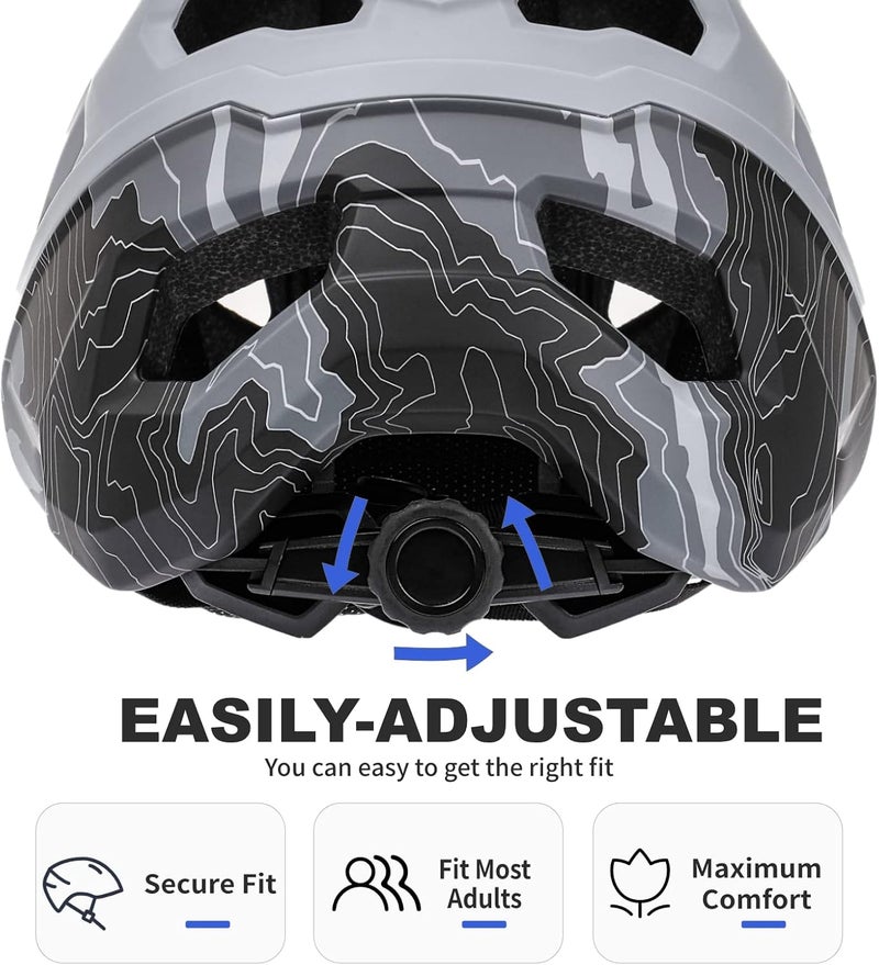 BATFOX Bike Helmet,Mountain Bike Helmet Helmets for Men Women Adults Youth - Image 3